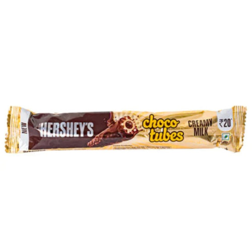 HERSHEY'S Choco Tubes kreminiai pieniško šokolado batonėliai 25g | Multum