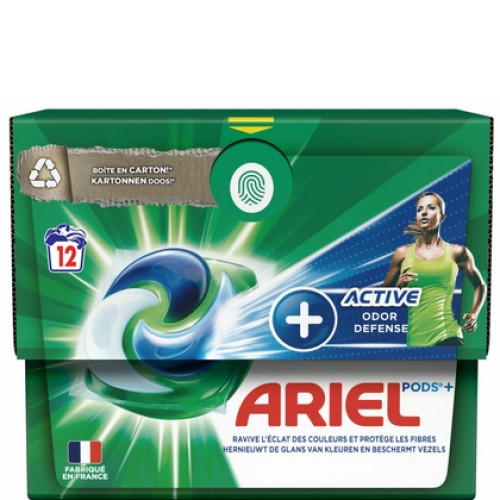 ARIEL Allin1 Odor Defense skalbinių kapsulės 12vnt | Multum