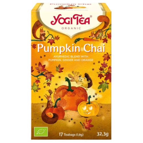 YOGI TEA Moliūgų Chai arbata 32.3g | Multum