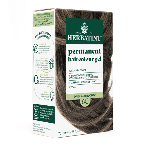 HERBATINT Dark Ash Chestnut plaukų dažai 170ml | Multum