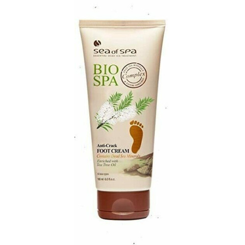 SEA OF SPA minkštinamasis kremas kojoms su arbatmedžio aliejumi 180ml | Multum