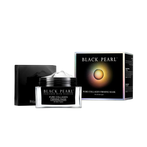 BLACK PEARL stangrinamoji kaukė veido odai su kolagenu ir Negyvosios jūros mineralais 50ml | Multum