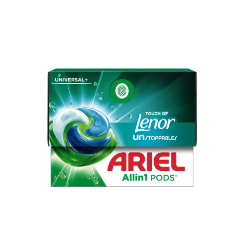 ARIEL Universal+ Touch Of Lenor All in 1 skalbinių kapsulės 22vnt | Multum