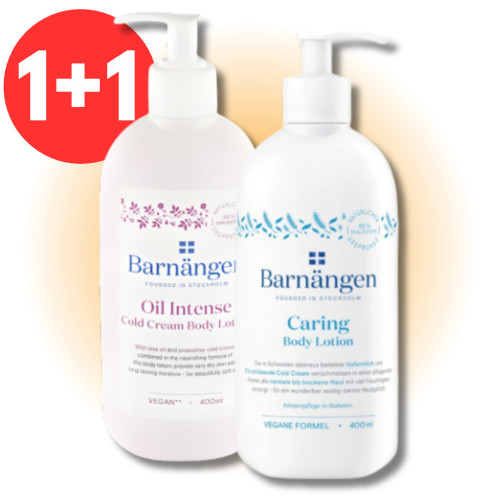 BARNANGEN Kūno losjonų rinkinys (Careing, Oil Intense) | Multum