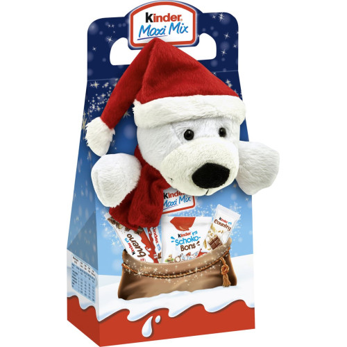 KINDER Maxi Mix su pliušiniu žaislu 133g | Multum