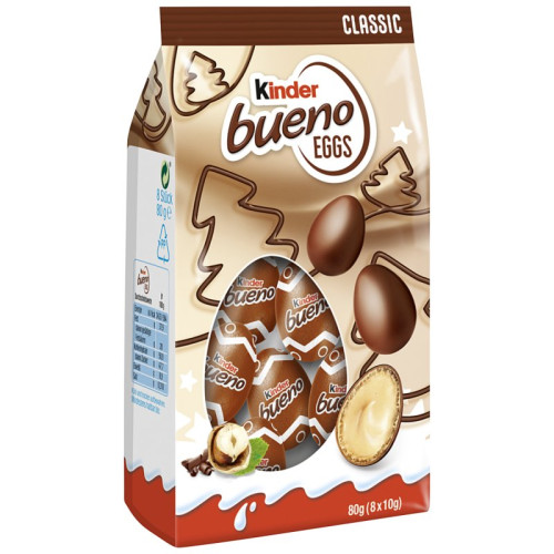 KINDER BUENO kiaušinių šokoladai 80g | Multum