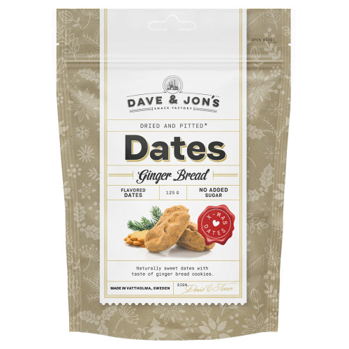 DAVE & JON'S GingerBread datulės 125g | Multum