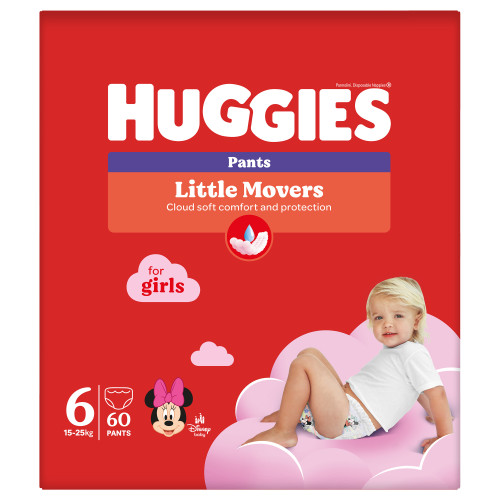 Huggies Pants Girl 6 (15-25kg) 60vnt. | Multum