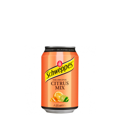 Schweppes Citrus Mix gazuotas gėrimas 0,33l | Multum