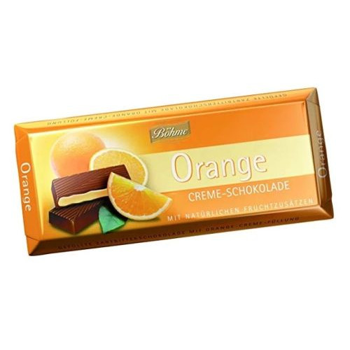 Bohme šokoladas su apelsinų kremu 100g | Multum