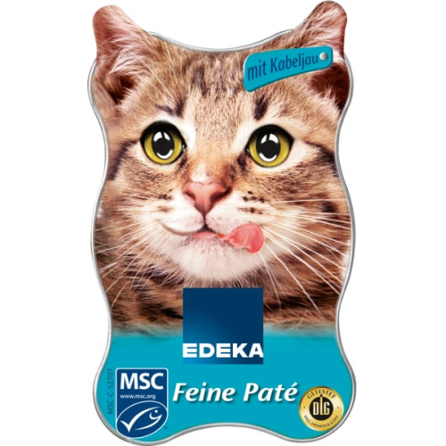 Edeka Feine Pate paštetas katėms su žuvimi 85g | Multum