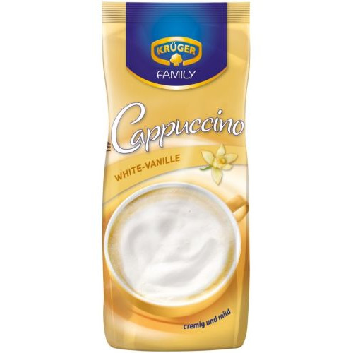 Kruger Cappuccino White Vanille cappuccino su vanilės skoniu 500g | Multum