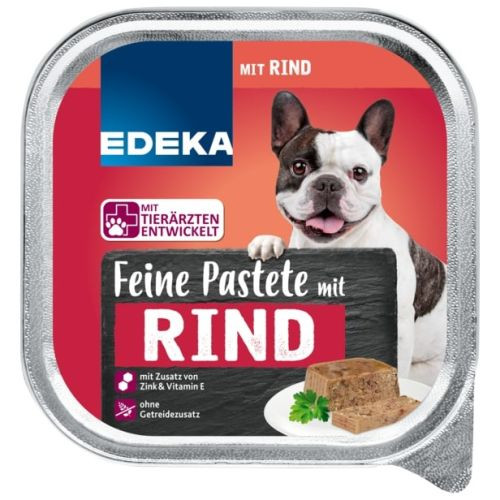 Edeka Feine paštetas šunims su jautiena 300g | Multum