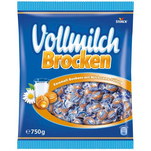 Storck Vollmilch Brocken karamelės su pieno kremo įdaru 315g | Multum