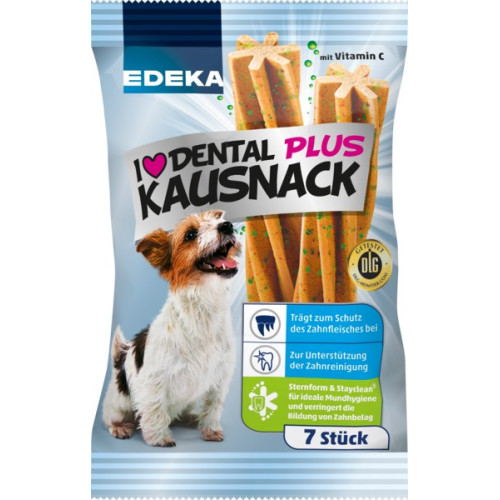 Edeka Dental Plus skanėstai šunims dantims x7 210g | Multum