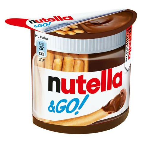Nutella&Go! Šiaudeliai su šokoladu 52g | Multum