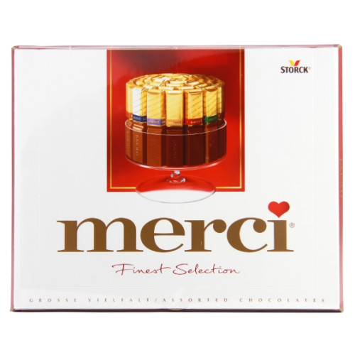 Merci Grosse šokoladinė dėžutė 250g | Multum