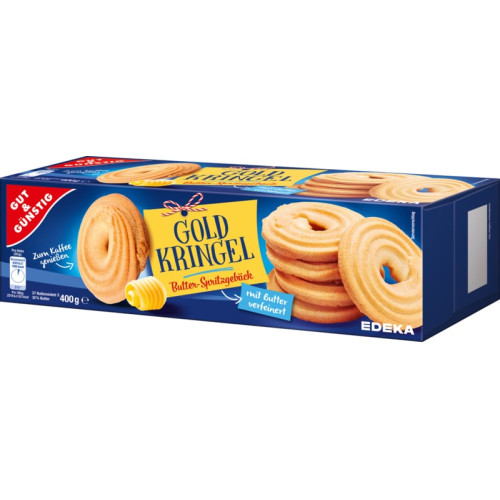 G&G Gold Kringel Butter Spritzgeback sausainiai 400g | Multum