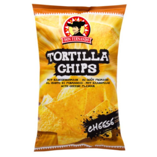 Don Fernando Tortilla traškučiai su sūrio skoniu 200g | Multum