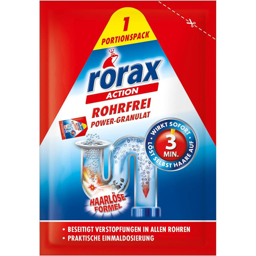 Rorax Rohrfrei granulės vamzdžių valymui x60g | Multum