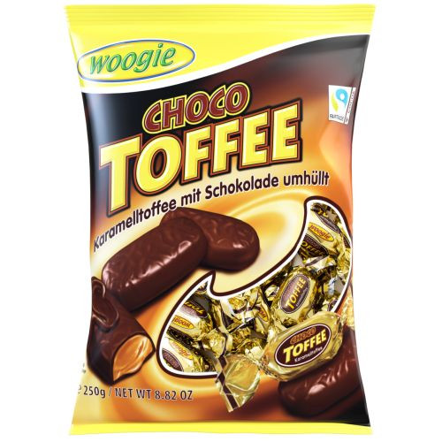 Woogie Toffee irisiniai saldainiai su karamele 250g | Multum