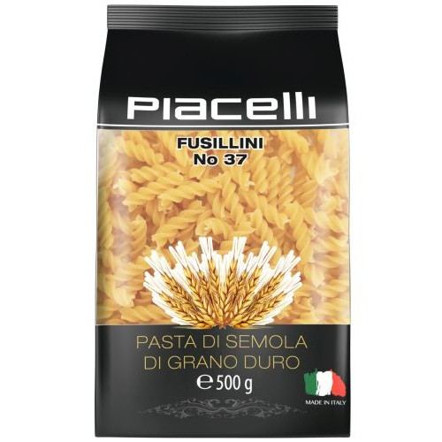 Piacelli makaronai Fusillini Nr.37 500g | Multum