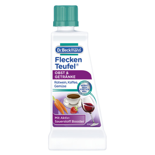 Dr.Beckmann Obst & Getranke kavos, vyno, daržovių dėmių valiklis 50ml | Multum
