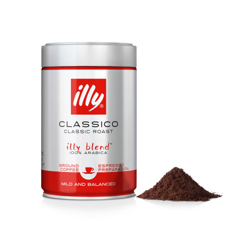 Illy Classico Blend malta kava MOKA kavos puodams 250g | Multum