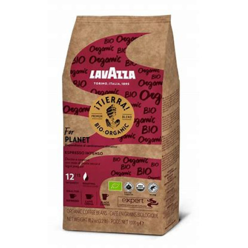 Lavazza Expert Tierra Bio-Organic Intenso kavos pupelės 1kg | Multum