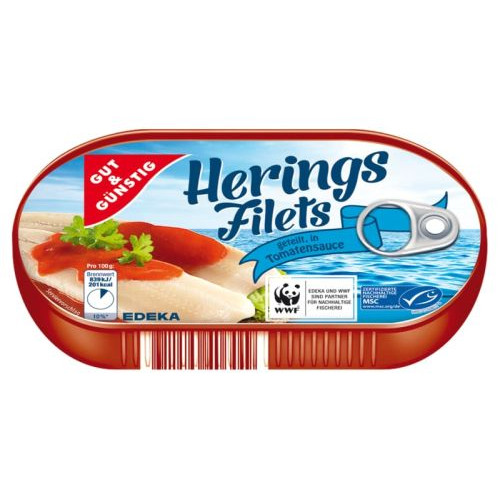 G&G Silkės filė Pomidorų padažas Silkės filė pomidorų padaže 200g | Multum