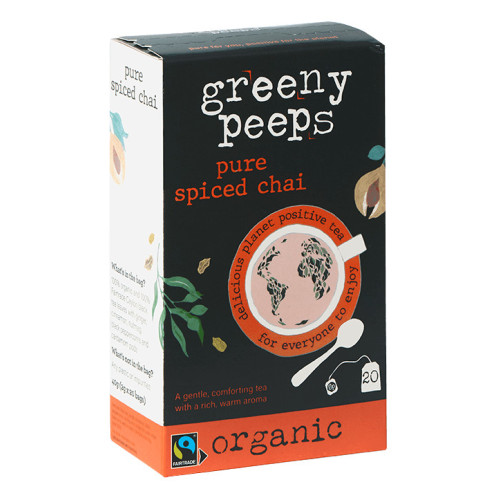 Greeny peeps bio Chai arbata su prieskoniais 20,2g | Multum