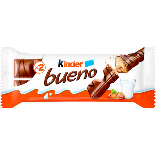 Ferrero Kinder Bueno pieniško šokolado plytelė 43g | Multum