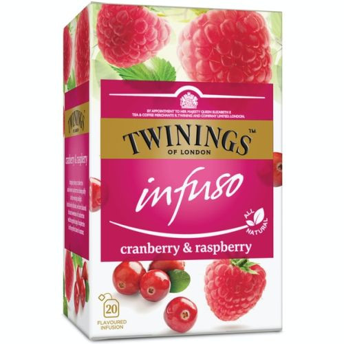 Twinings Infuso Spanguolių aviečių arbata 20 vnt | Multum