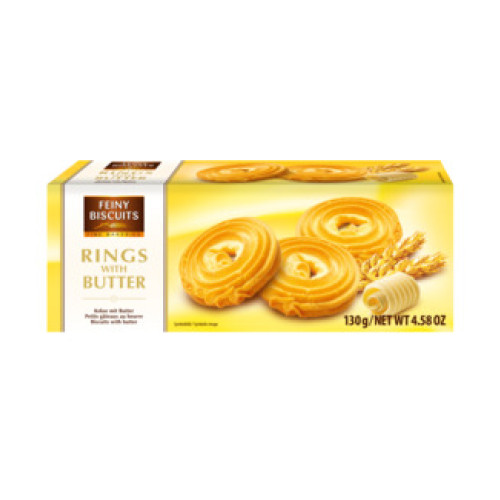 Feiny Biscuits sausainiai su sviestiniu skoniu 130g | Multum