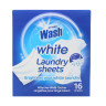 At Home Wash Baltos balinimo servetėlės skalbiniams 12 vnt. | Multum