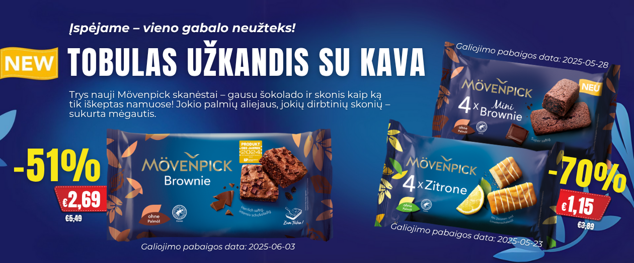 MULTUM, MOVENPICK, pyragaičiai, saldainiai